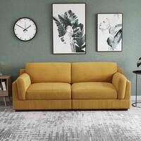 90" Loveseat Sofa Modern and Cozy Corduroy Couch - On Sale - Bed Bath